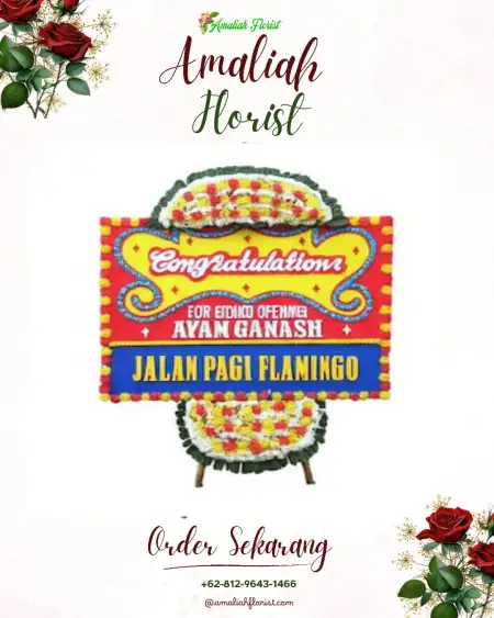 Sewa Papan Bunga Semangus